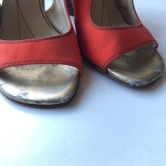 Kate Spade Peep Toe Sling Back Heels - Picture 8 of 8